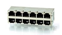 RJ45,Multiport,Stacked,w/o Shell,15u