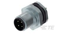 M12 MALE PNL.B CODE.4P.PCB TYPE.(AU)-3-2271141-2