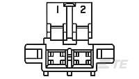 2P HSG F/JUNIOR TIMER YLW-365058-4