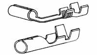 62734-2 Crimp Wire Pins, Tabs & Ferrules
