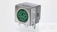 Mini Din 6 pos full shield G/F-440021-2