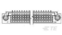 3 ROW BOX PIN 240 POS R/A-447207-8