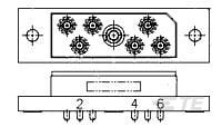 LGH RECT RECPT ASY,6 POS-446947-1