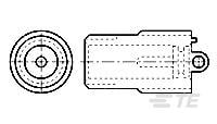 LGH 1/2,RCPT,W/3/8-24 THREAD-448462-1