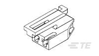 FASTON 110 REC HSG 2CIR VALOX NAT-520217-4