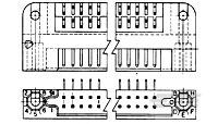 2 ROW BOX PIN 90 POS R/A-531720-9