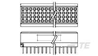 BOX II 4 ROW RECP ASSY 60 POS-533472-2