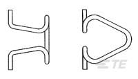 BAIL CLIP, 90 DEG BEND-552559-1
