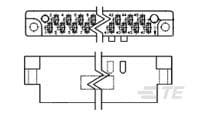 17 AMP BLADE RCPT HSG/MIL-5-582151-1