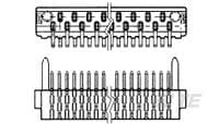 41 AMP BLADE HDR ASSY/MIL-1-582843-2