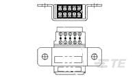 TJ F/B 20E BRACKET & 5 DIODES-5-591856-1