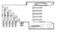 Z-PACK 2MM FB ASSBLY HD 5 ROW-5223535-1