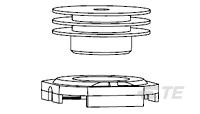 HTS779-U=25MM HS ASSY ULTEM CL-6-1542004-6