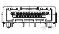 EMBOSS ASSY GIGA I/O CONN. HDR LEAD FREE-1-6376818-1