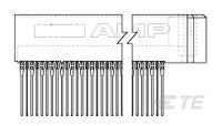 Z-PACK SL100 080,VT,PIN,ASY-646328-1