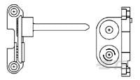 GUIDE PIN,FLOAT MNT,END CAP,DOMINO-6648251-1