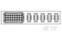 CONNECTOR, SOCKET, STRAIGHT, SOLDER,FLA-6651647-1