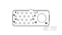 Insert Asy,Pin, GPRBE20C1PB-1738141-1