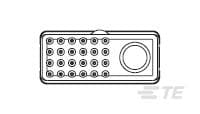 Insert Asy,Socket, GPRBE25Q1SB-1877568-1