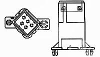 MIRROR CONN 5W-737608-1