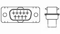 CRMP SNP PLUG ASSY,9 POS-5745018-1