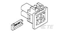 AMP DUAC/PL 04P KIT BULK PKG-794318-1