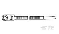 CABLE TIE, BLK,STUD MT.15-1/4