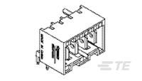 ASSY,DIN,R/A RAST5 HEADER,9P-3-521385-9