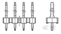 36P MOD1 UNSHROUDED HEADER, ST, 0.4 Au-3-826549-6