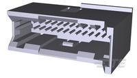 827881-8 マルチプル コンフィグレーション PCB ヘッダーおよびリセプタクル