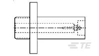 FLANGED RCPT.-840579-1