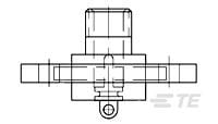 LGH-1/2L FLANGED RECEPT. ASS'Y-846349-1