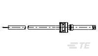 LGH-1L SGL. MOLDED END LEAD.-5-849310-3