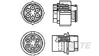 LGH 7 PIN PLUG & RECEPT KIT-860825-1