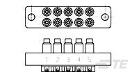 863769-4 Rectangular Power Connectors