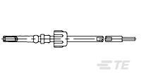 LEAD ASY SGL END POS STOP-2-868106-9