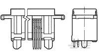 8 SDL TE RCPT ASSY-3-520422-3