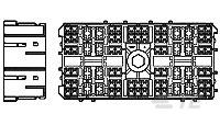 090/SPT HYB 32P PLUG ASSY BLK-1-936321-2