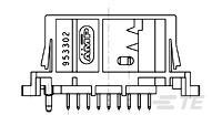 18pos MQS .63 header 180deg-953302-2