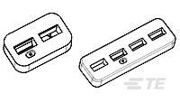 SEALING FOR 4POS. JPT HSG ASSY-963208-2