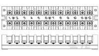 2B112N=1 PIECE TERMINAL BLOCK-3-1437381-5