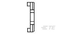 HCCC STRAIN RELIEF ADAPTER-643268-1