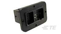 REC, 24P, BLK, N, FLANGE, A-DRC12-24PA