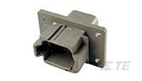 REC, 8P, GRY, N, FLANGE, A-DT04-08PA-L012