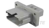 REC, 12P, GRY, N, ENH KEY, FLANGE, A-DT04-12PA-BL04