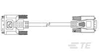 DVI-A TO 15 POS VGA, 2M C/A-1653932-2