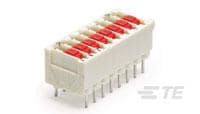7P. DIP SWITCH WITH ACTION  PIN POSTS-5338048-7