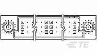 HDI PIN ASSY 3ROW 165/107 POS-532835-1