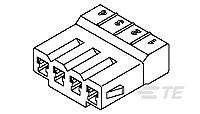 HSG PLUG 4CIR 125 BLADE NAT-521108-1