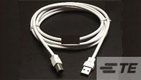 USB, A-BLUNT,28/28,WHT,0.83M-1487591-1